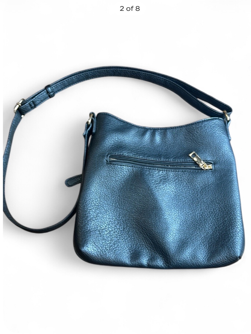 Black leather crossbody bag with leopard print lining